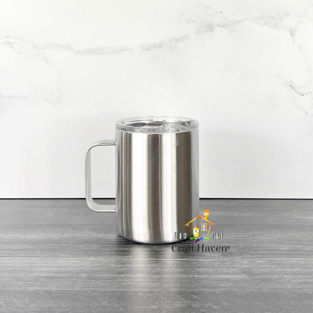 10oz Camper Mug with Clear Rubber Mouth Lid